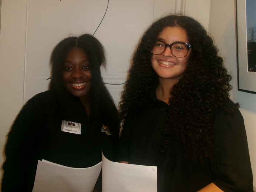 Aya Elhassani & Queani Johnson at PSA Retreat, fall 2025.